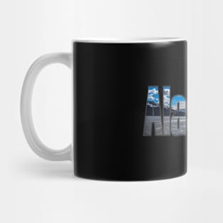 Alaska Scenery In Letters Mug